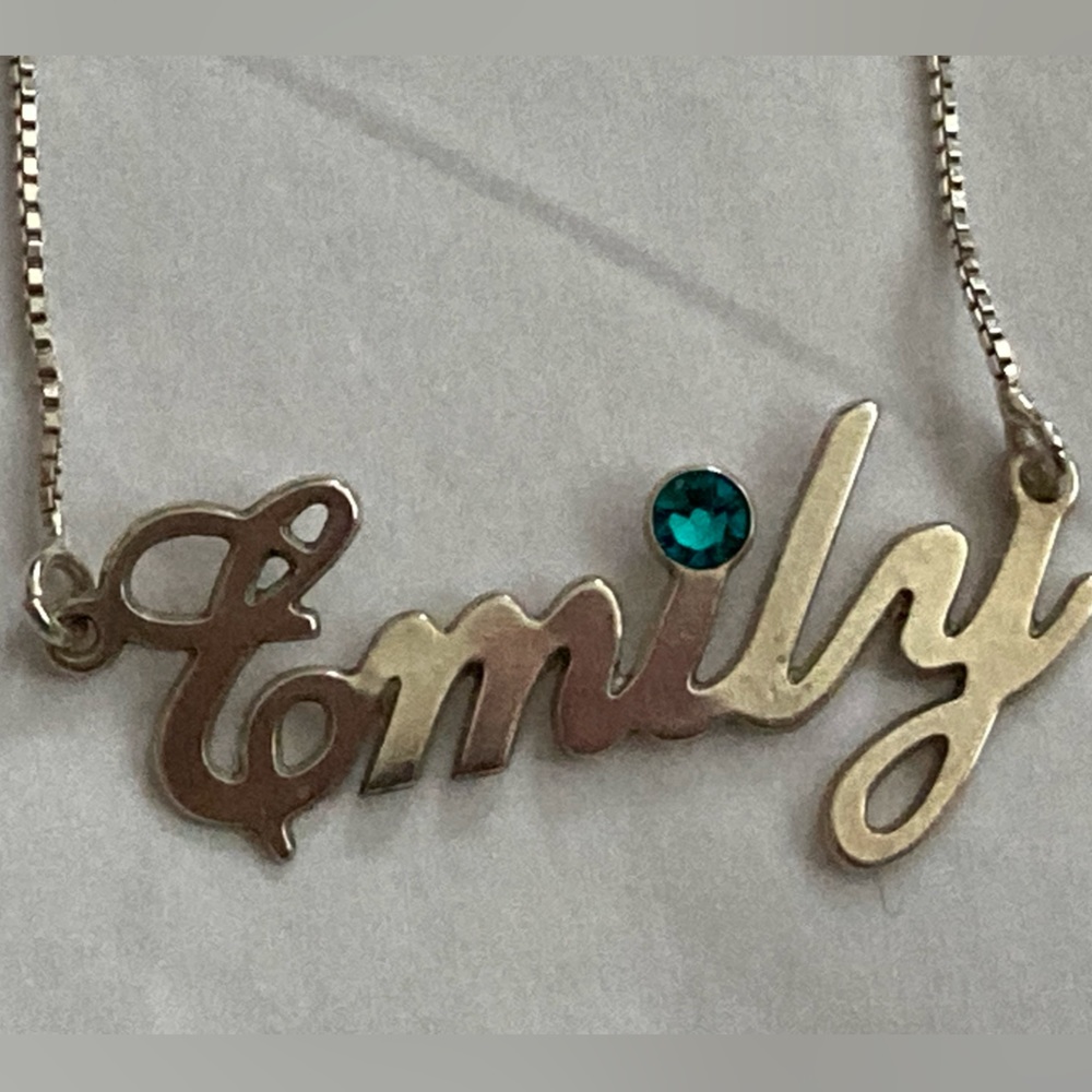 Emily Sterling necklace Silver 18” - Picture 6 of 9